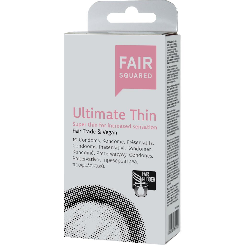 FAIR SQUARED Condom Ultimate Thin , 10 Pcs