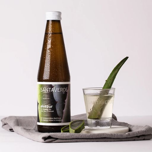 Santaverde 100 % reiner Bio-Aloe Vera Direktsaft - 330 ml