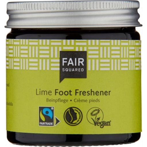 FAIR SQUARED Foot Freshener Lime - 50 ml Glass Jar 