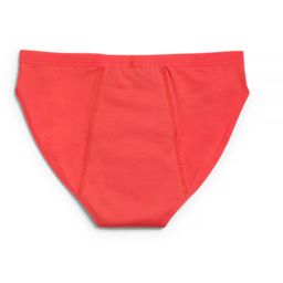 Mutandine Mestruali Teen Bikini Rosso Chiaro - Flusso Abbondante - XS