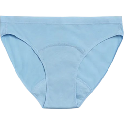 Light Blue Teen Bikini Period Underwear - Medium Flow - XS