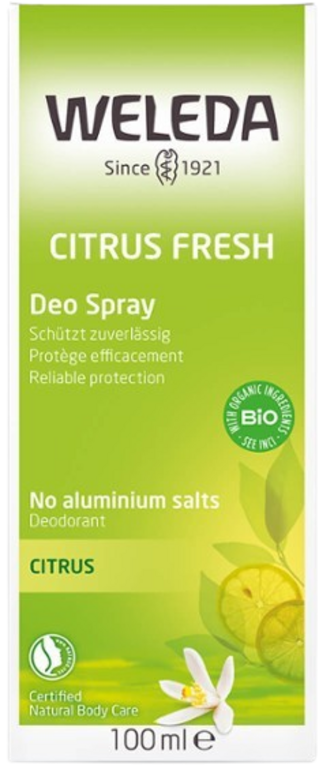Weleda Citrus 24h Deodorant Spray - 100 ml