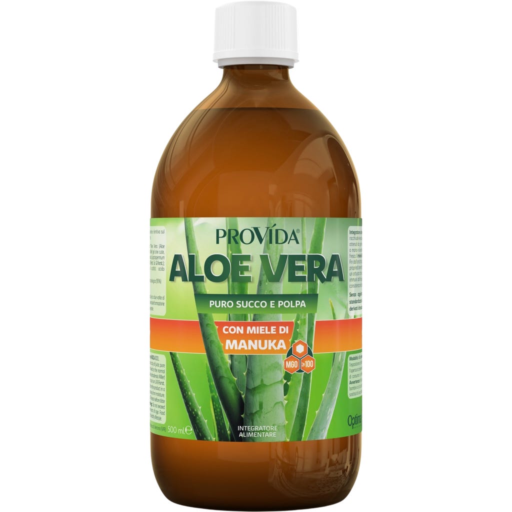 Optima Naturals Provida Bio-Aloe Vera-Saft mit Manuka-Honig, 500 ml - Ecco  Verde Online-Shop