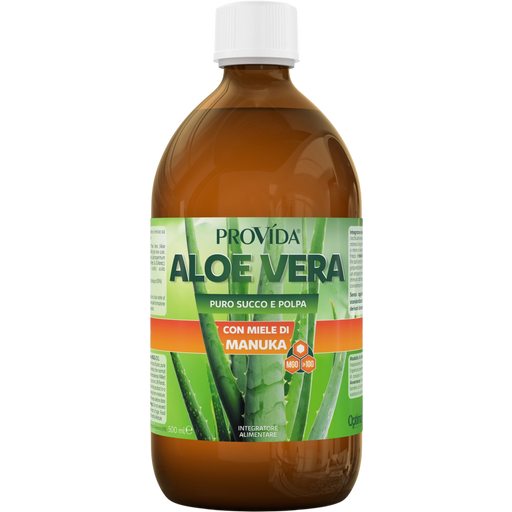 Provida luomu Aloe vera -mehu manukahunajalla - 500 ml