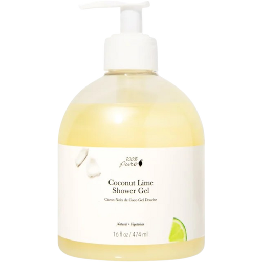 100% Pure Shower Gel Big - Coconut Lime