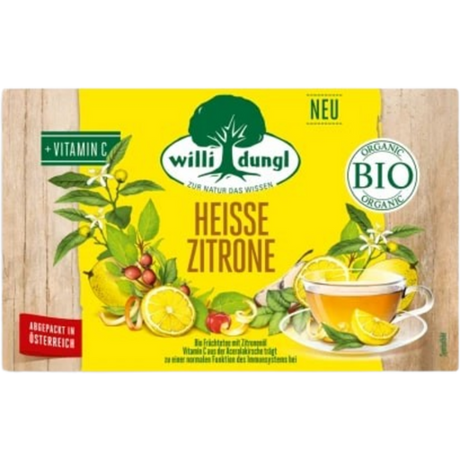 Willi Dungl Organski čaj - vrući limun - 20 vrećica