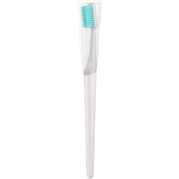 TIO Toothbrush With Travel Case, Medium - Pebble