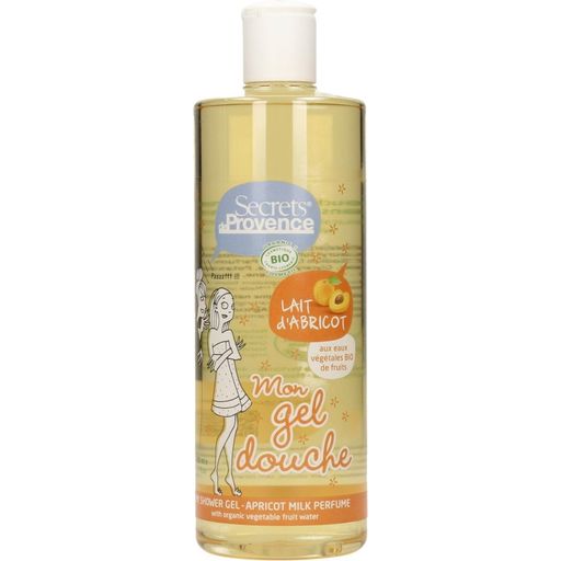 Secrets de Provence Luomu suihku- ja kylpygeeli aprikoosilla - 500 ml