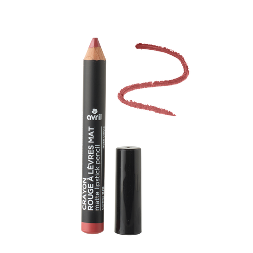 Avril Matte Lipstick Pencil Jumbo - Rose vinyle