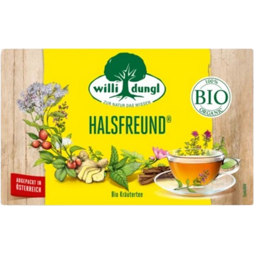 Willi Dungl BIO-Tee Успокояващ чай за гърло - 40 г
