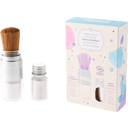 Sparkling Powder with Brush, Silver