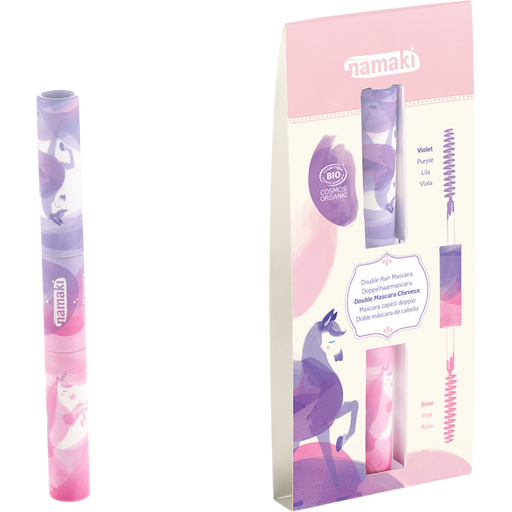 namaki Double-Tip Hair Mascara Pink-Purple - 7 ml