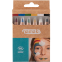 namaki Rainbow Face Paint Pencils Set - 1 sada