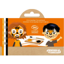 namaki Tiger & Fox Face Painting Kit - 1 set