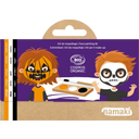 namaki Pumpkin & Skeleton Face Painting Kit - 1 setti