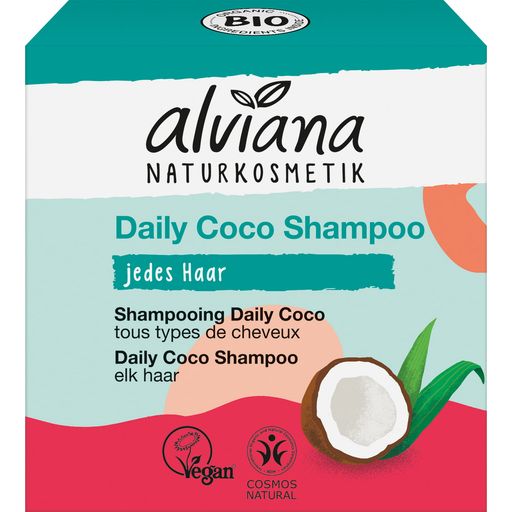 Tuhý šampon s bio kokosem a bio arganovým olejem - 60 g