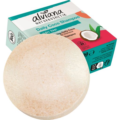 Tuhý šampon s bio kokosem a bio arganovým olejem - 60 g
