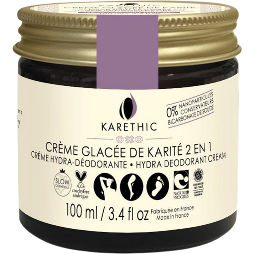 Crème Glacée de Karité 2 en 1 Hydra Déodorante - Non parfumé