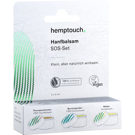 Hemptouch SOS Skin Care Kit - Hemp Balms - 15 ml