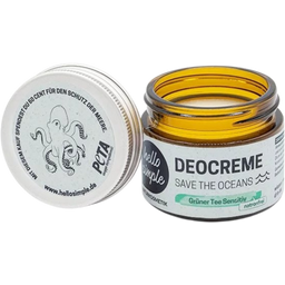 "Save the Oceans" Sensitive Deodorant Cream - Green Tea