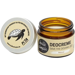 hello simple "Save the Oceans" Deocreme - Natural