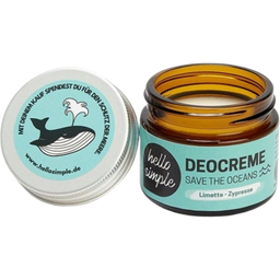 Crème Déodorante Citron Vert & Cyprès "Save the Oceans"