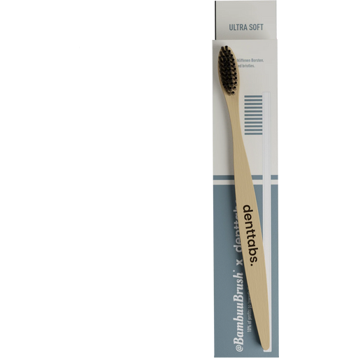 denttabs. Bamboe Tandenborstel voor Volwassenen - 1 Stuk