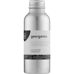 Georganics Oil Pulling Mouthwash Activated Charcoal - 100 ml