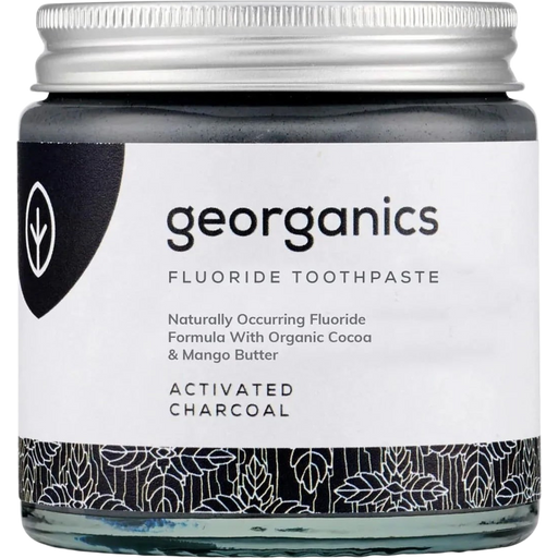 georganics Activated Charcoal Fluoride fogkrém - 60 ml