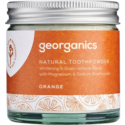 Georganics Naravni prašek za zobe sladka pomaranča