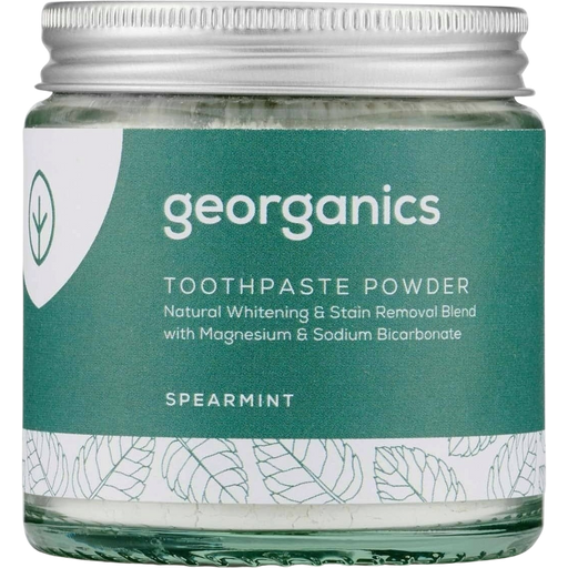 Georganics Naturalny puder do zębów - zielona mięta - 60 ml
