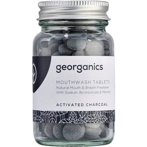 georganics Mouthwash Tablets - Activated Charcoal