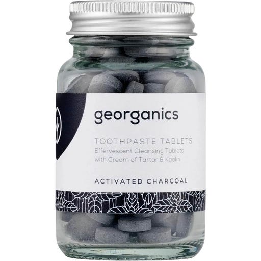 Georganics Toothpaste Tablets - Activated Charcoal