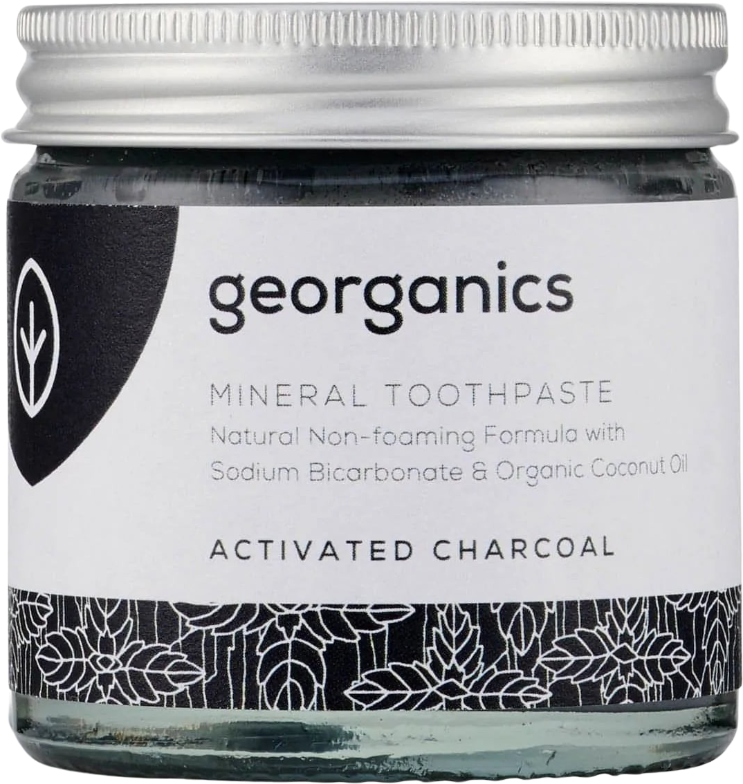 Georganics Naravna zobna pasta aktivirano oglje - 60 ml