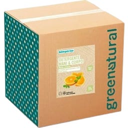 greenatural Milde Flüssigseife Minze & Orange - 10 kg