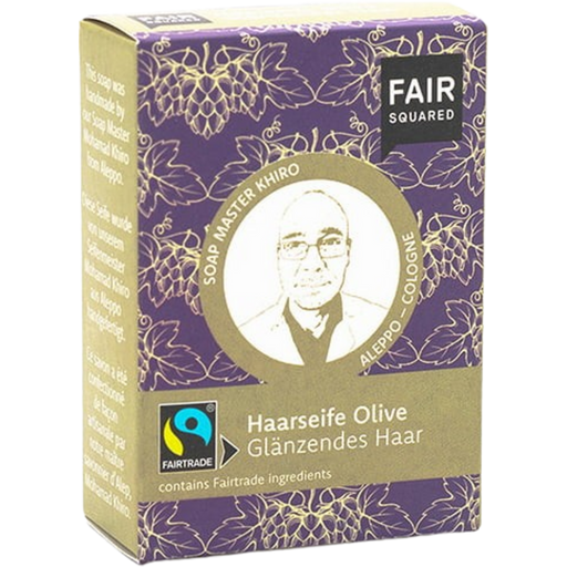 FAIR SQUARED Olive Hair Soap - 80 g