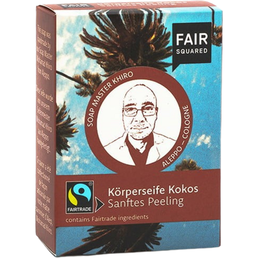 FAIR SQUARED Body Soap Coconut Soft Peeling - 80 g