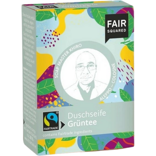 Fairtrade Jubiläums Duschseife Grüntee - 80 g