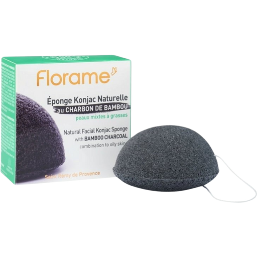 Florame Konjac Sponge with Activated Charcoal - 1 st.