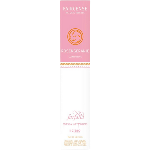 Faircense zklidňující vonné tyčinky s růžovou pelargonií - 10 ks