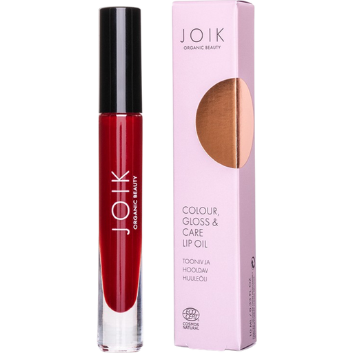 JOIK Organic Colour, Gloss & Care Lip Oil - 04 Ruby Red