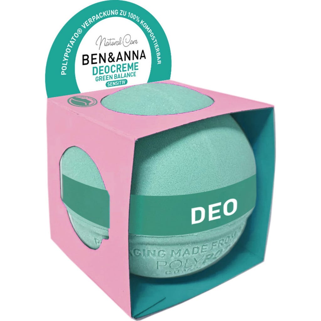 BEN & ANNA Deodorant Cream , Green Balance