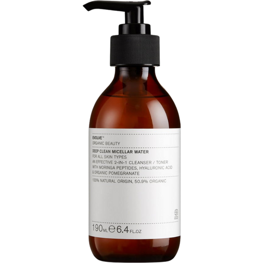 Evolve Organic Beauty 2-in-1 Liquid Crystal Micellic Cleanser - 190 ml