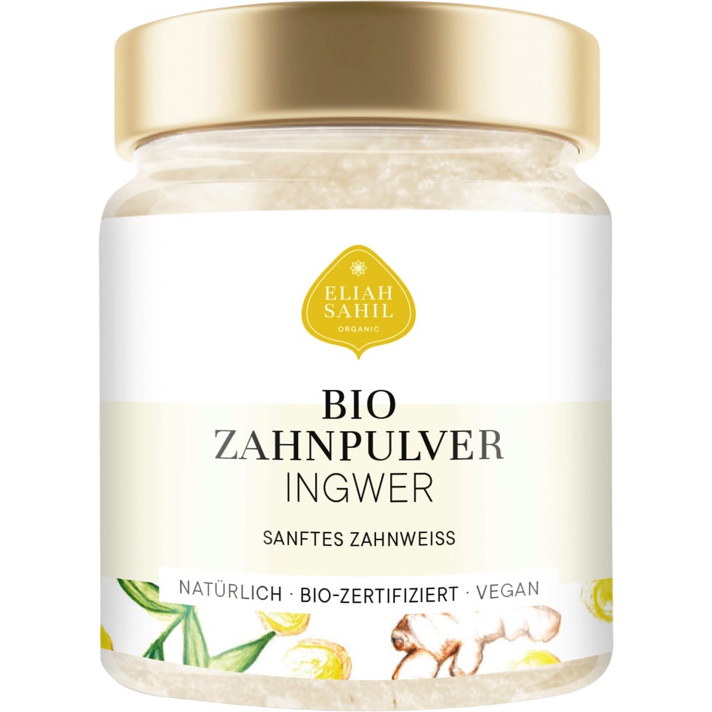 Eliah Sahil Organic Ginger Toothpowder - Ecco Verde Online Shop