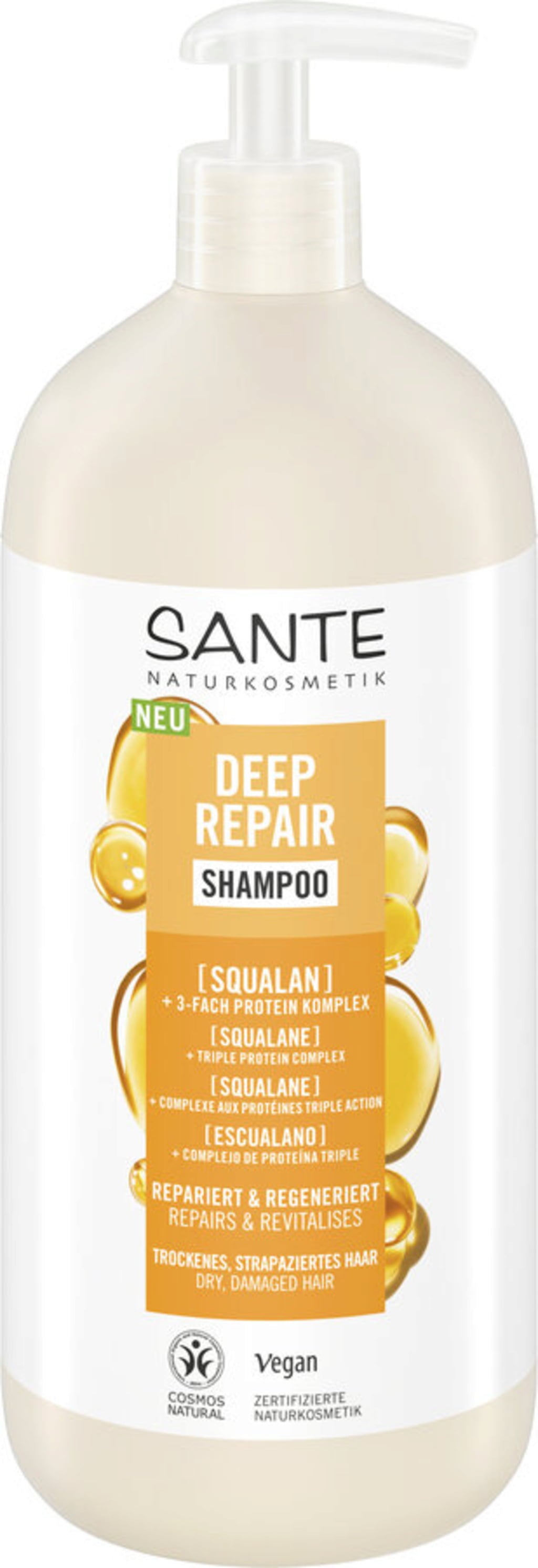 SANTE Naturkosmetik Deep Repair Shampoo - 950 ml