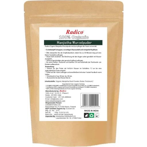 Radico Bio-Manjistha Pulver - 100 g