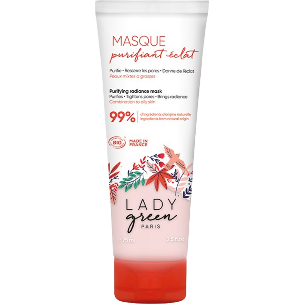 Lady Green Masque Purifiant Éclat, 75 ml Boutique en ligne Ecco Verde