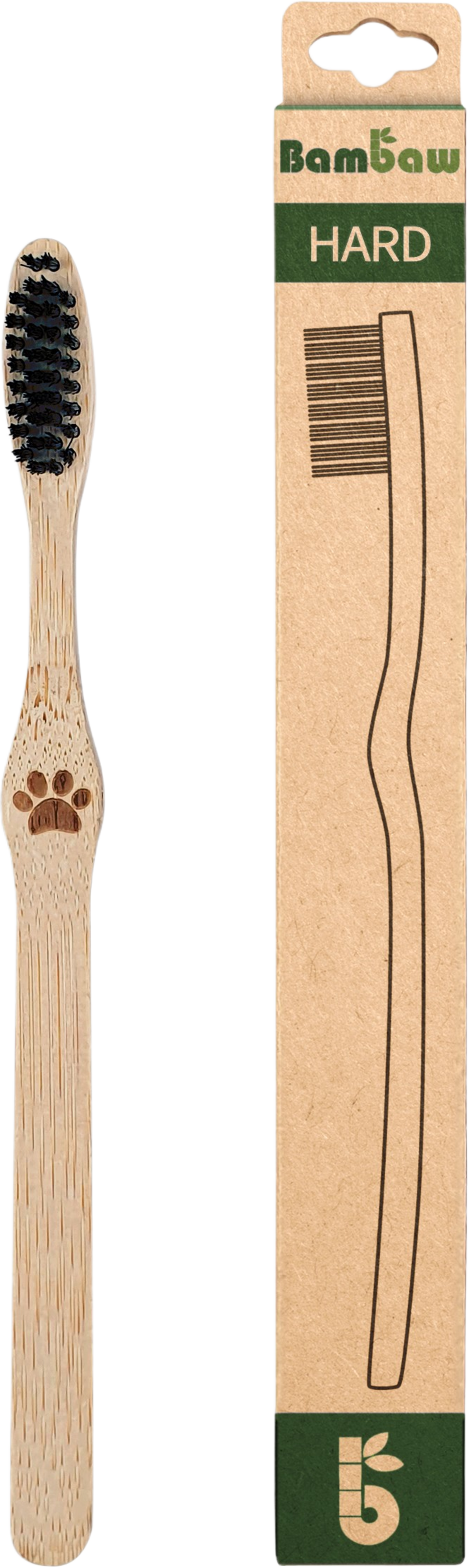 Bambaw Brosse à Dents en Bambou aux Poils Durs - 1 pcs