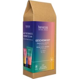 Coffret Cadeau Natural Basics Sensitiv - Crème Mains, Lotion Corporelle & Baume à Lèvres