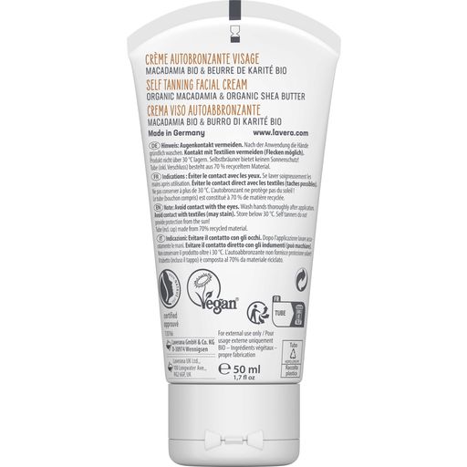 Lavera Crema Facial Autobronceadora - 50 ml